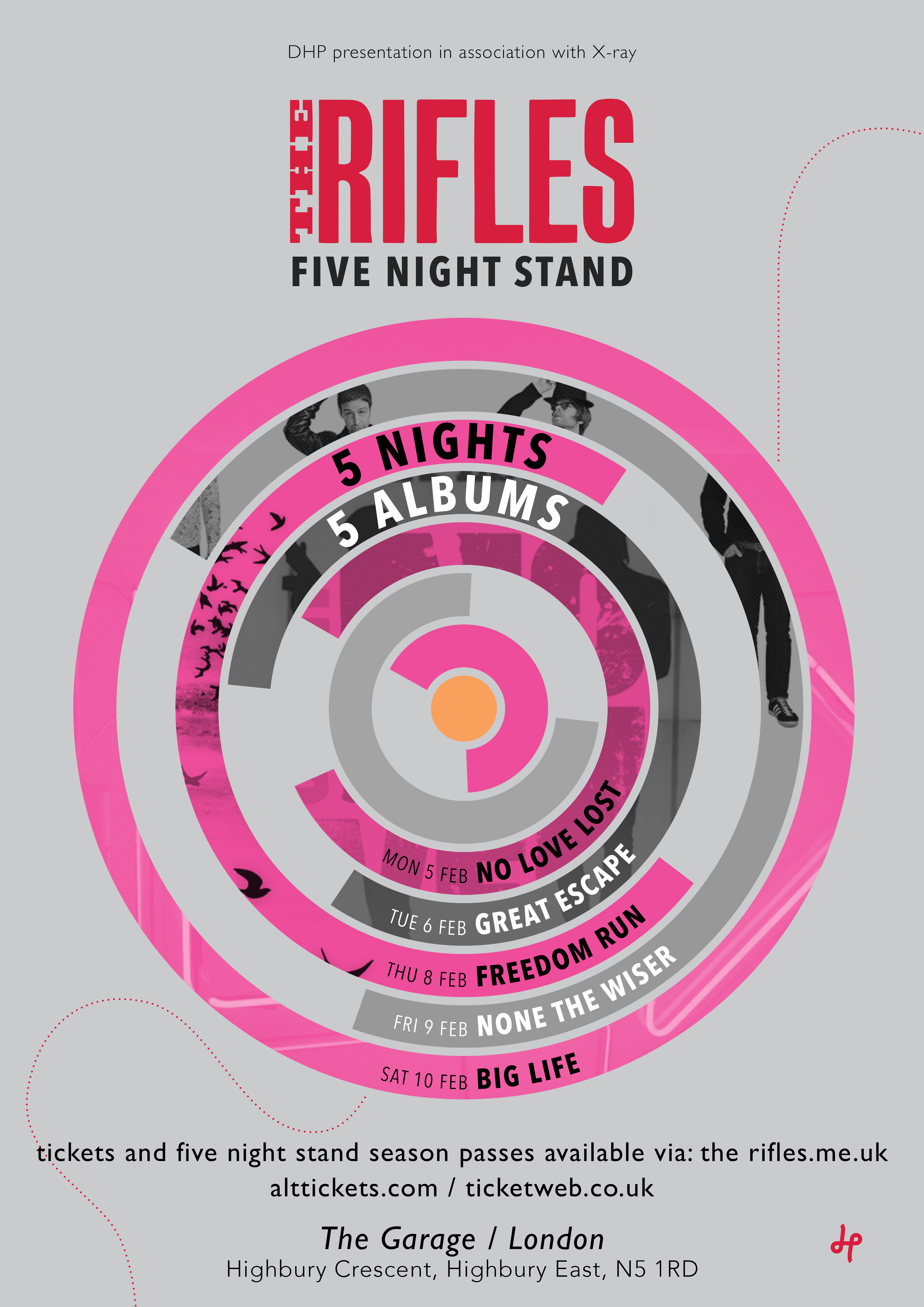 The Rifles 5 Night Stand