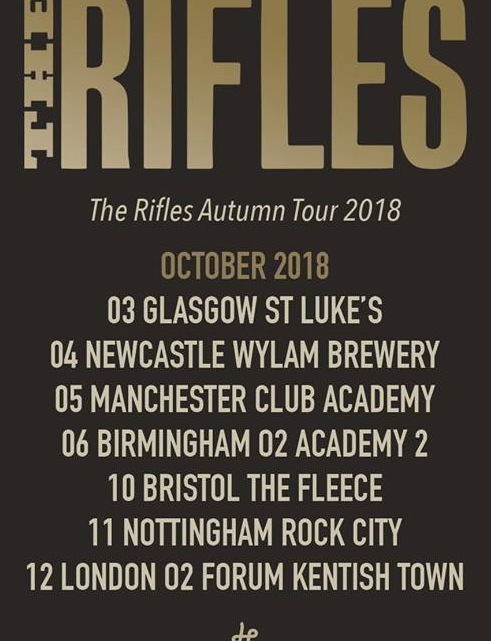 The Rifles Autumn Tour
